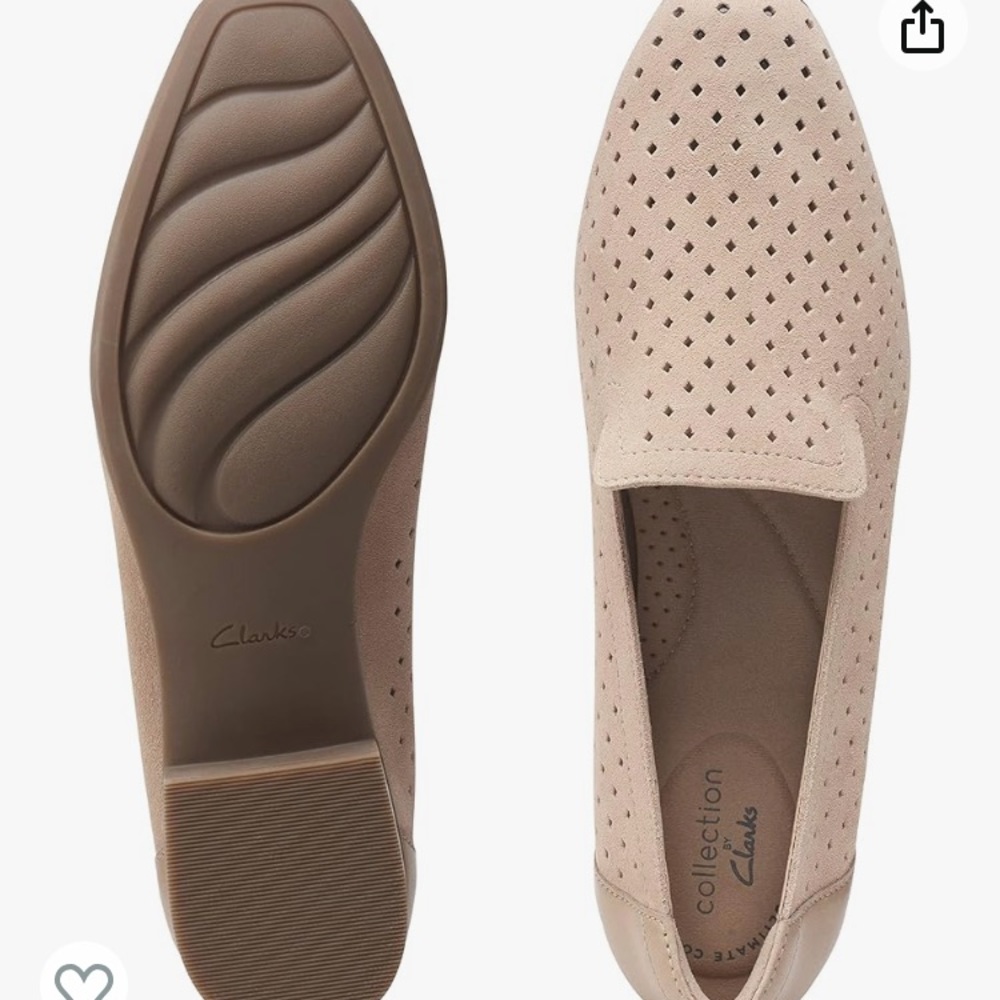NWT Tan Clarks Women’s Juliet Hayes loafers